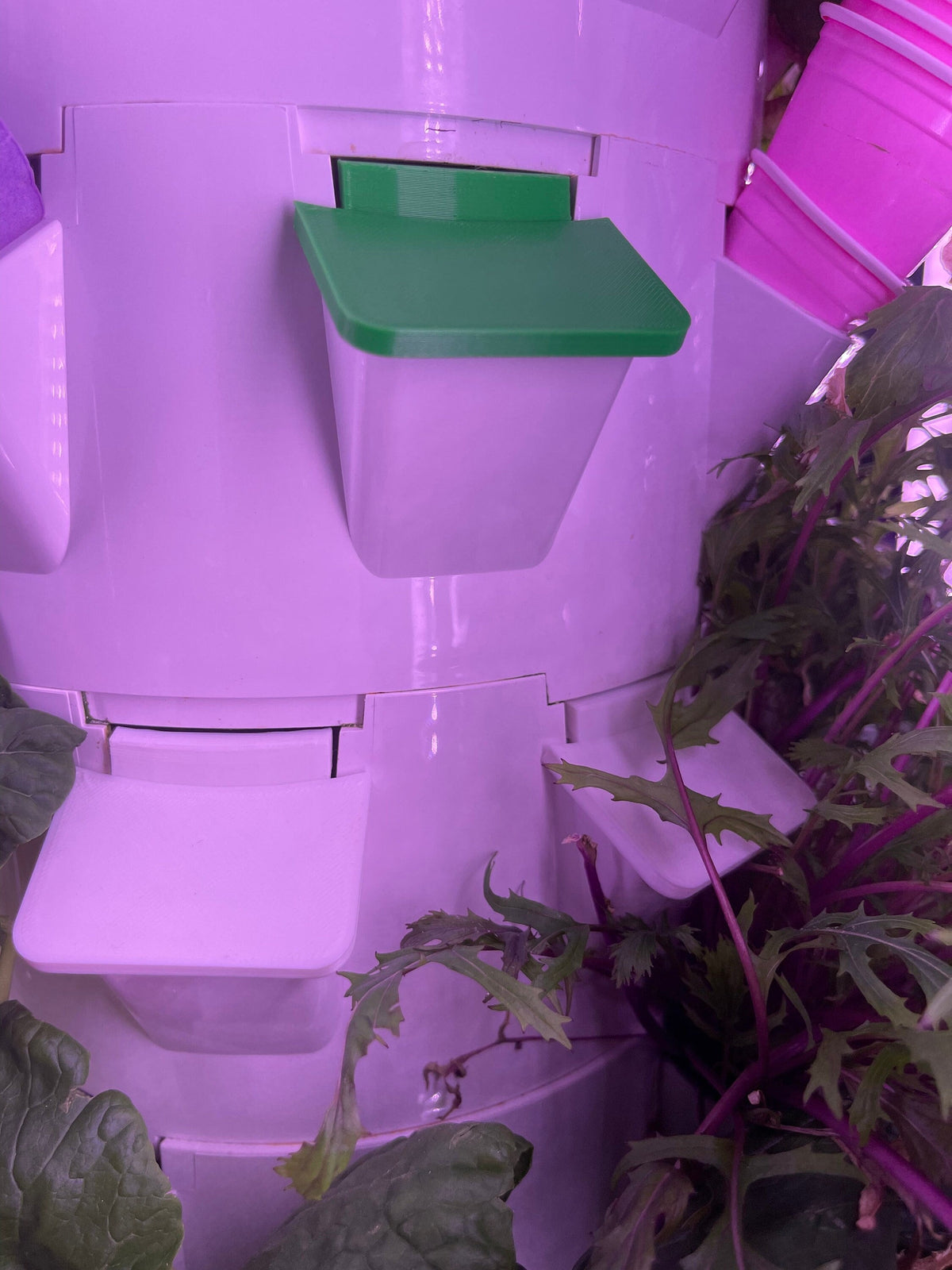 Baby Greens Square Cover Juice Plus+ Tower Garden Towergarden, Flex Home Unit Lid, USA Made, 3D Printed, PETG (Package o