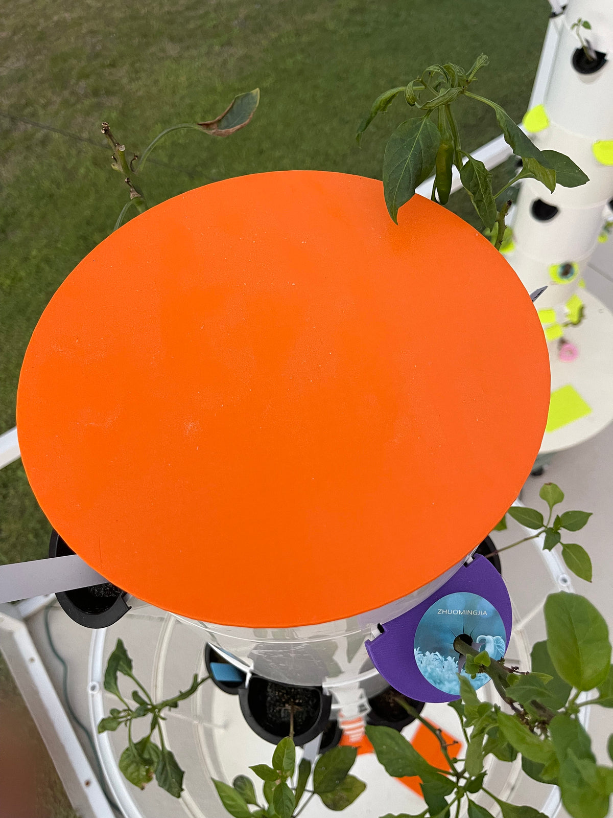 Top of Tower Shower Cap Lid Juice Plus+ Tower Garden Towergarden, For Flex and Home Unit, USA Made, 3D Printed, PETG